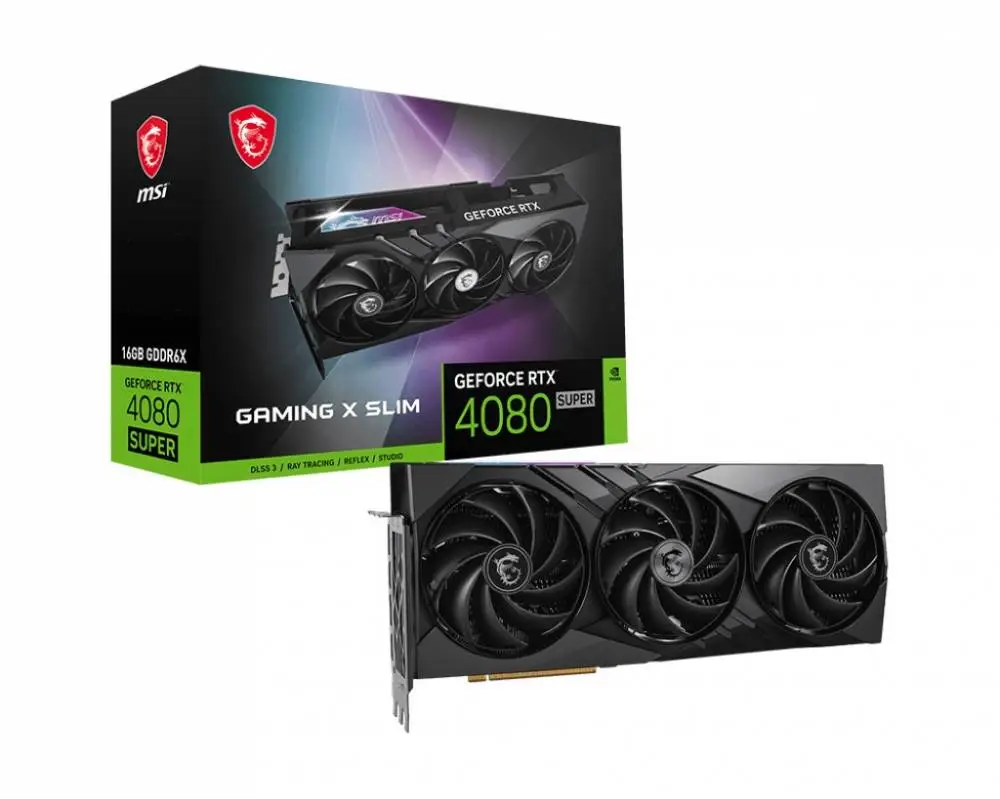 Видео карта MSI GeForce RTX 4080 SUPER 16G GAMING X SLIM