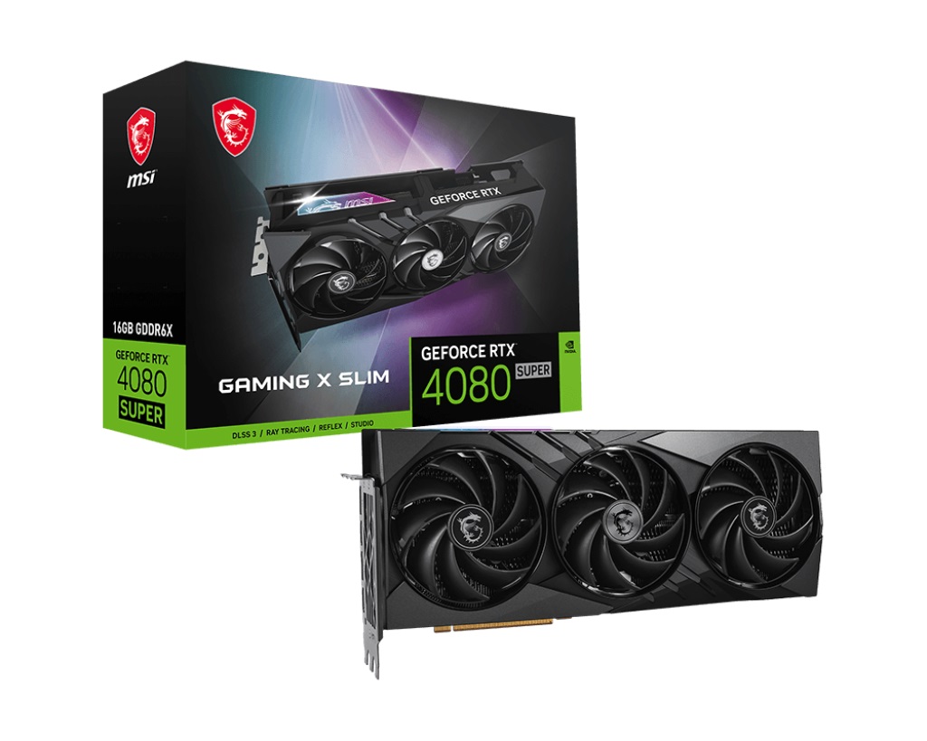 Видео карта MSI GeForce RTX 4080 SUPER 16G GAMING X SLIM 