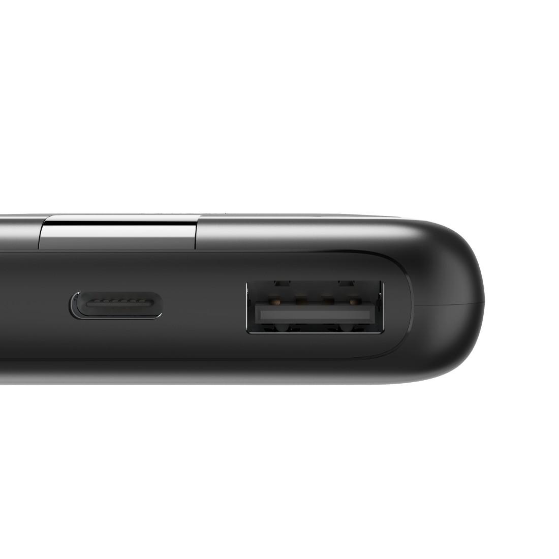 HAMA Външна батерия "Performance 10", 10000 mAh, 3 изхода: USB-C, 2x USB-A