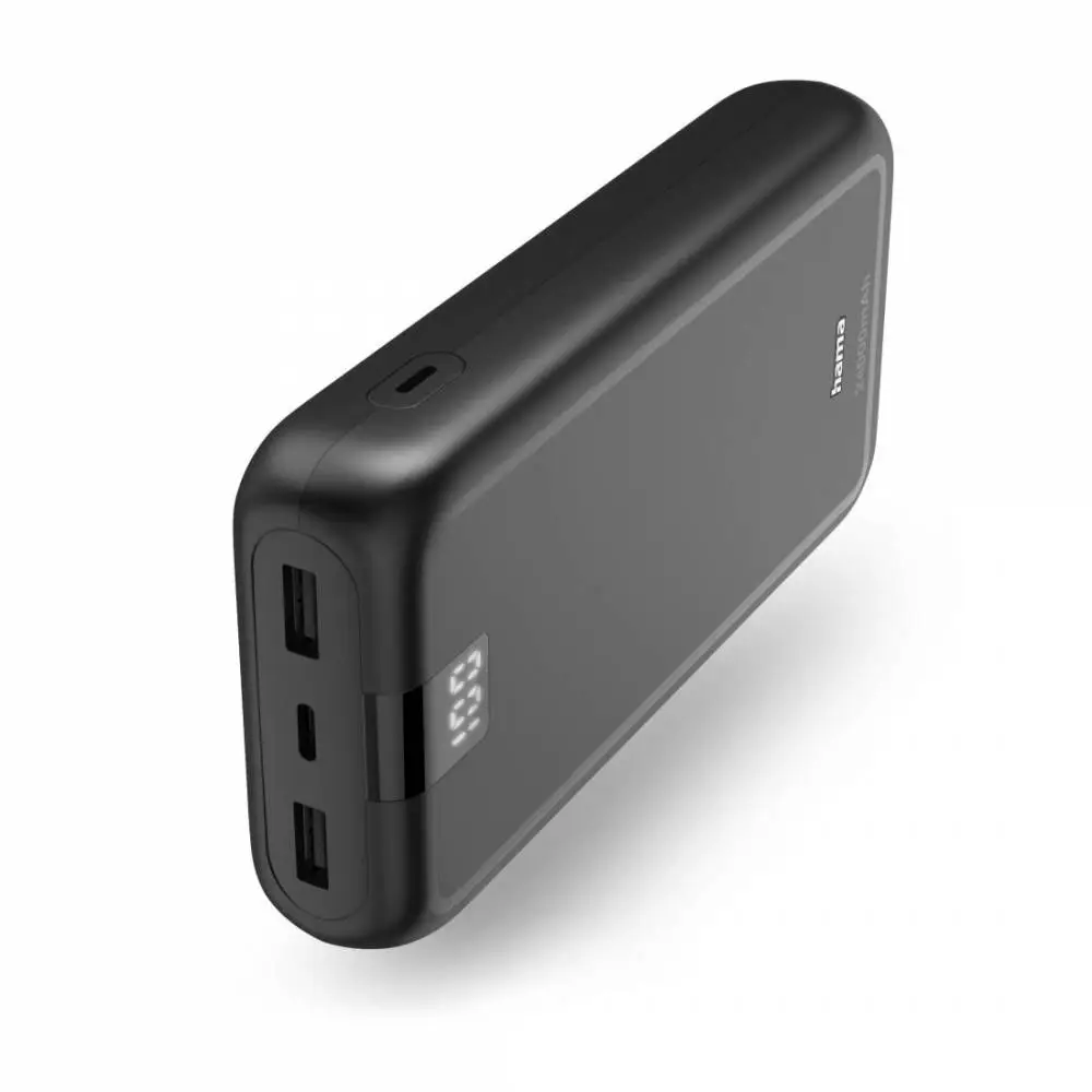 HAMA Външна батерия Power pack "Performance 24", 24000 mAh, 3 изхода: USB-C, 2x USB-A