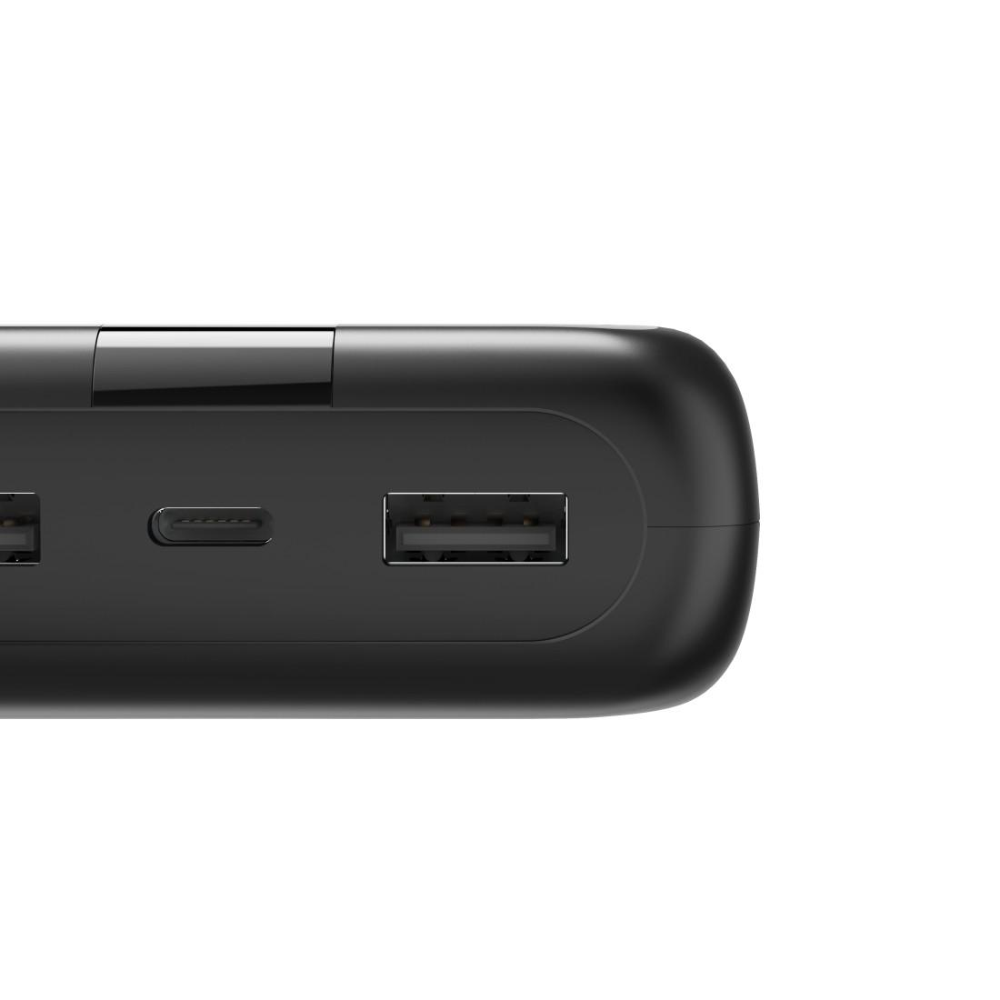 HAMA Външна батерия Power pack "Performance 24", 24000 mAh, 3 изхода: USB-C, 2x USB-A