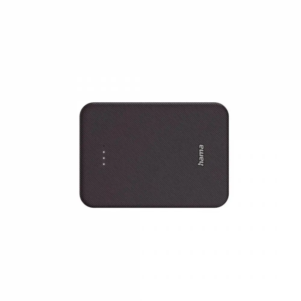 HAMA Външна батерия "Colour 10", 10000 mAh, 2 изхода: USB-C, USB-A, тъмно червена