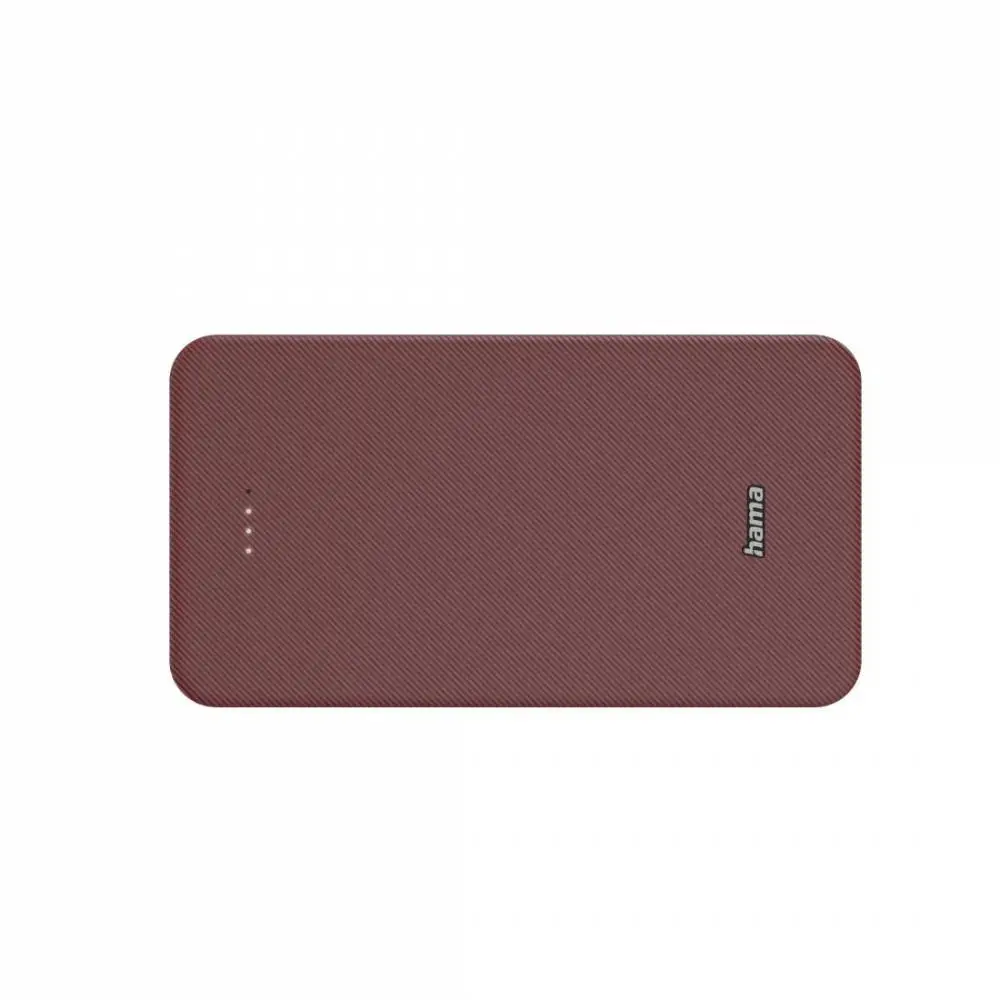 HAMA Външна батерия "Colour 20", 20000 mAh, 2 изхода: USB-C, USB-A, червена