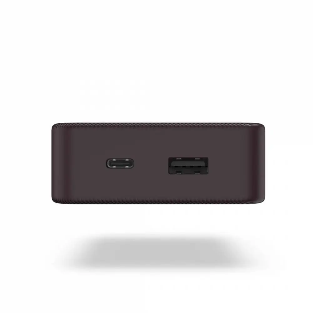 HAMA Външна батерия "Colour 20", 20000 mAh, 2 изхода: USB-C, USB-A, тъмно червена
