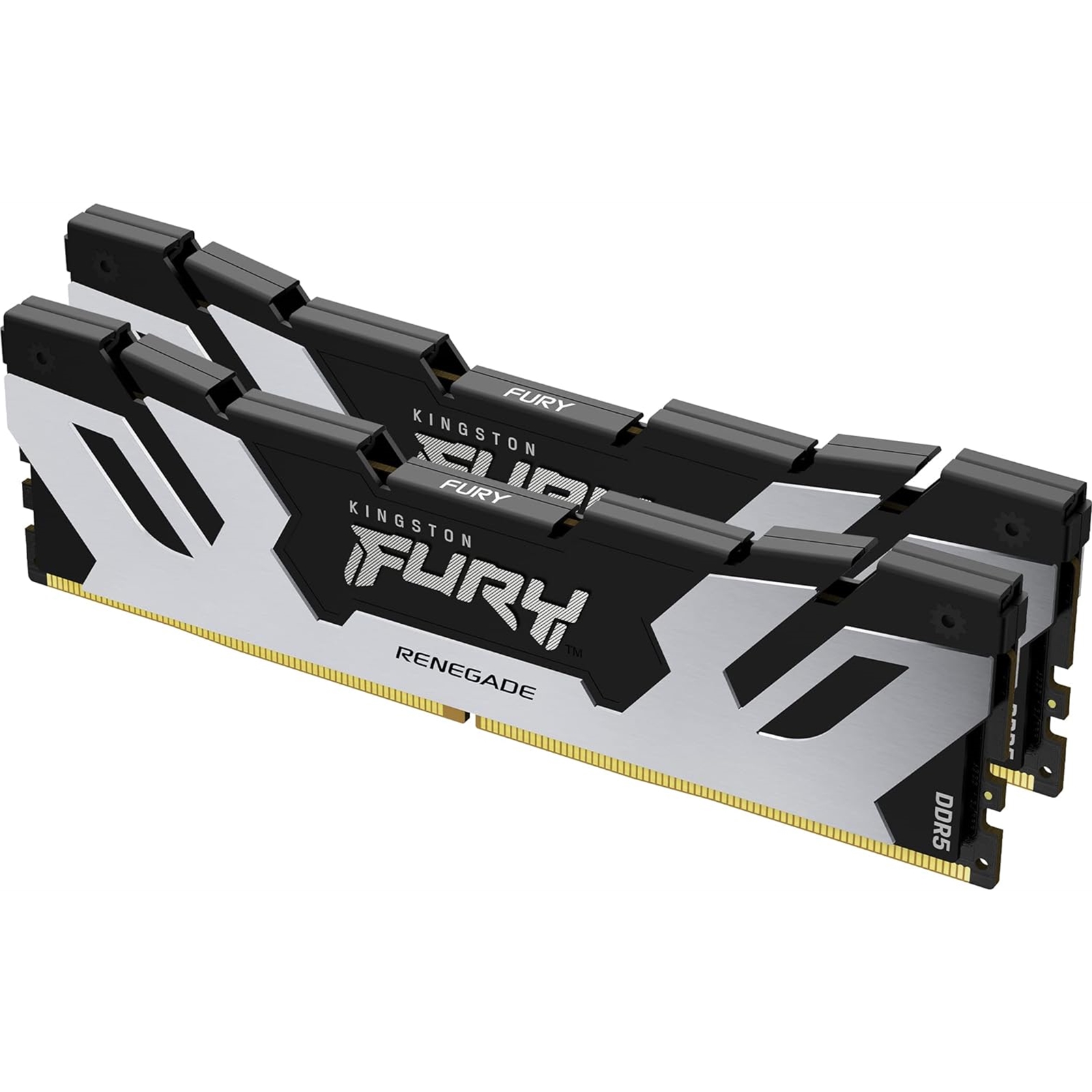Памет Kingston Fury Renegade Silver 64GB (2x32GB) DDR5 6400MHz CL32 - KF564C32RSK2-64