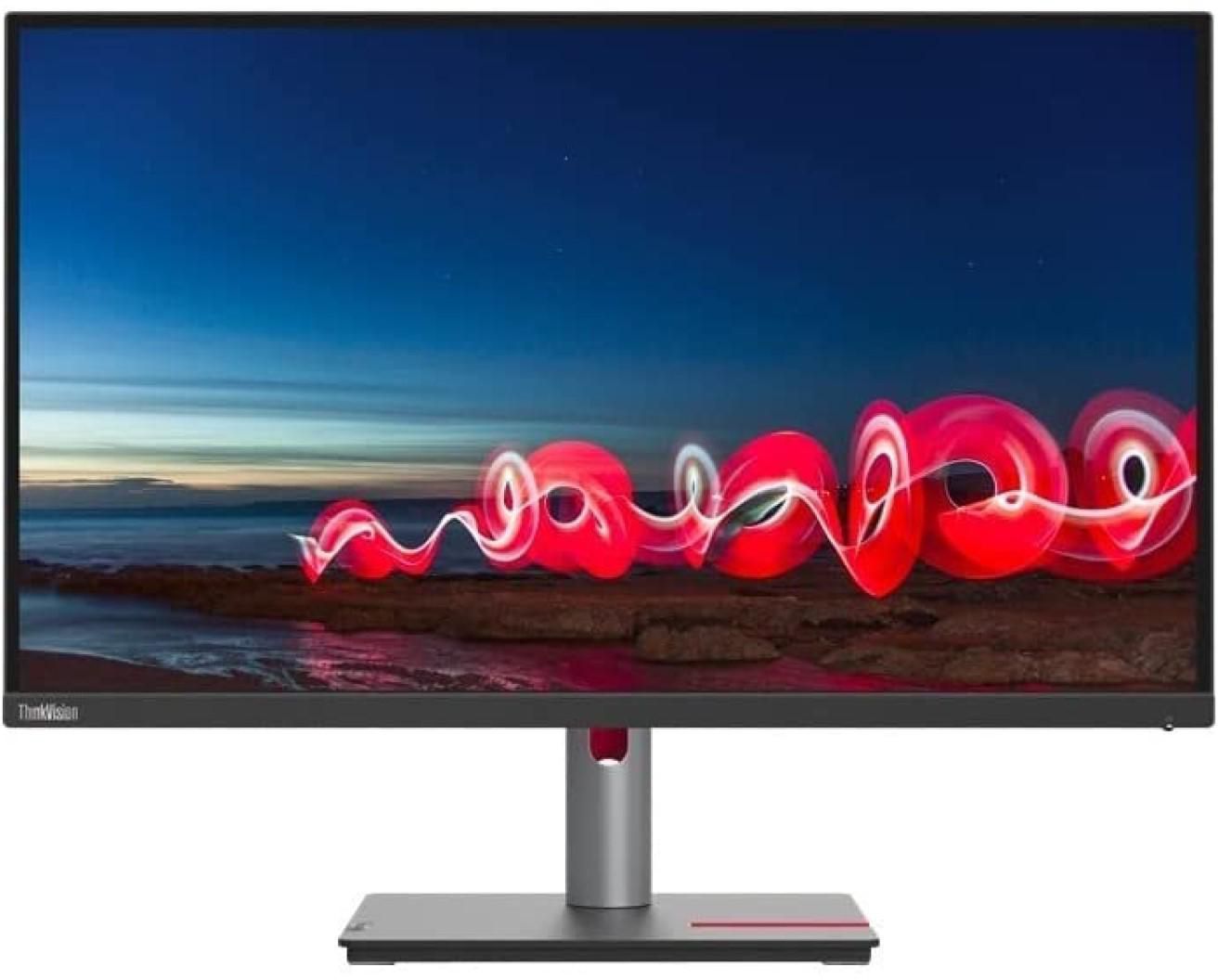 Монитор Lenovo ThinkVision T27h-30 27", IPS, QHD 2560x1440, 60Hz, 4ms, USB-C, HDMI, USB, 99sRGB - 63A3GAT1EU