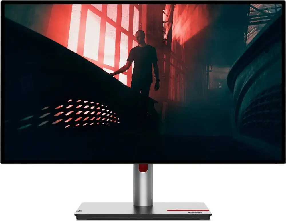 Монитор Lenovo ThinkVision P27q-30 27", IPS, QHD 2560x1440, 60Hz, 4ms, HDMI, DP, USB Hub - 63A2GAT1EU 