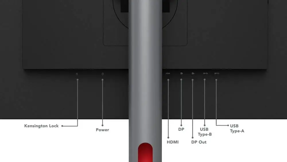 Монитор Lenovo ThinkVision P27q-30 27", IPS, QHD 2560x1440, 60Hz, 4ms, HDMI, DP, USB Hub - 63A2GAT1EU 
