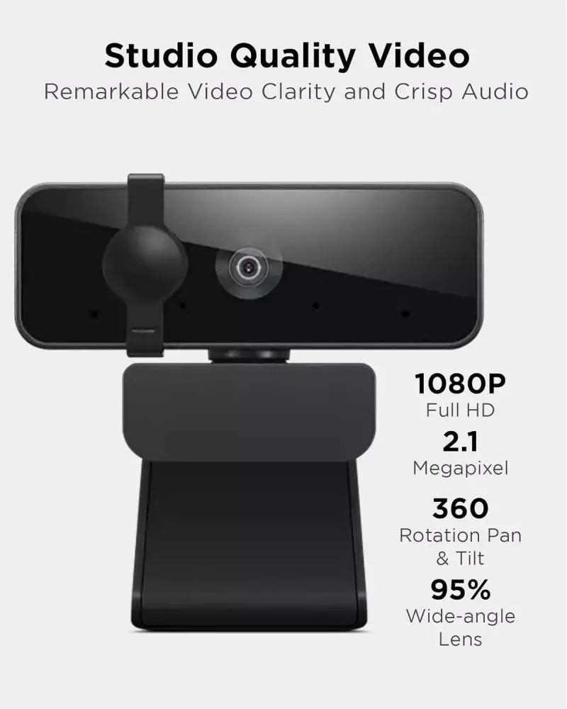 Уеб камера Lenovo Essential FHD Webcam 1080p USB - 4XC1B34802