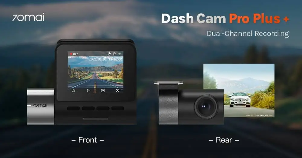 70mai Видеорегистратор Dash Cam Pro Plus+ A500S