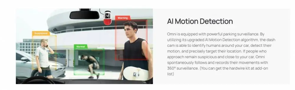 70mai Видеорегистратор Dash Cam Omni 128G Black