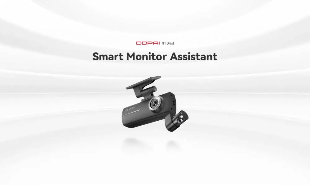 DDPAI Видеорегистратор Dash Cam Set N1 DUAL, Rear Cam included