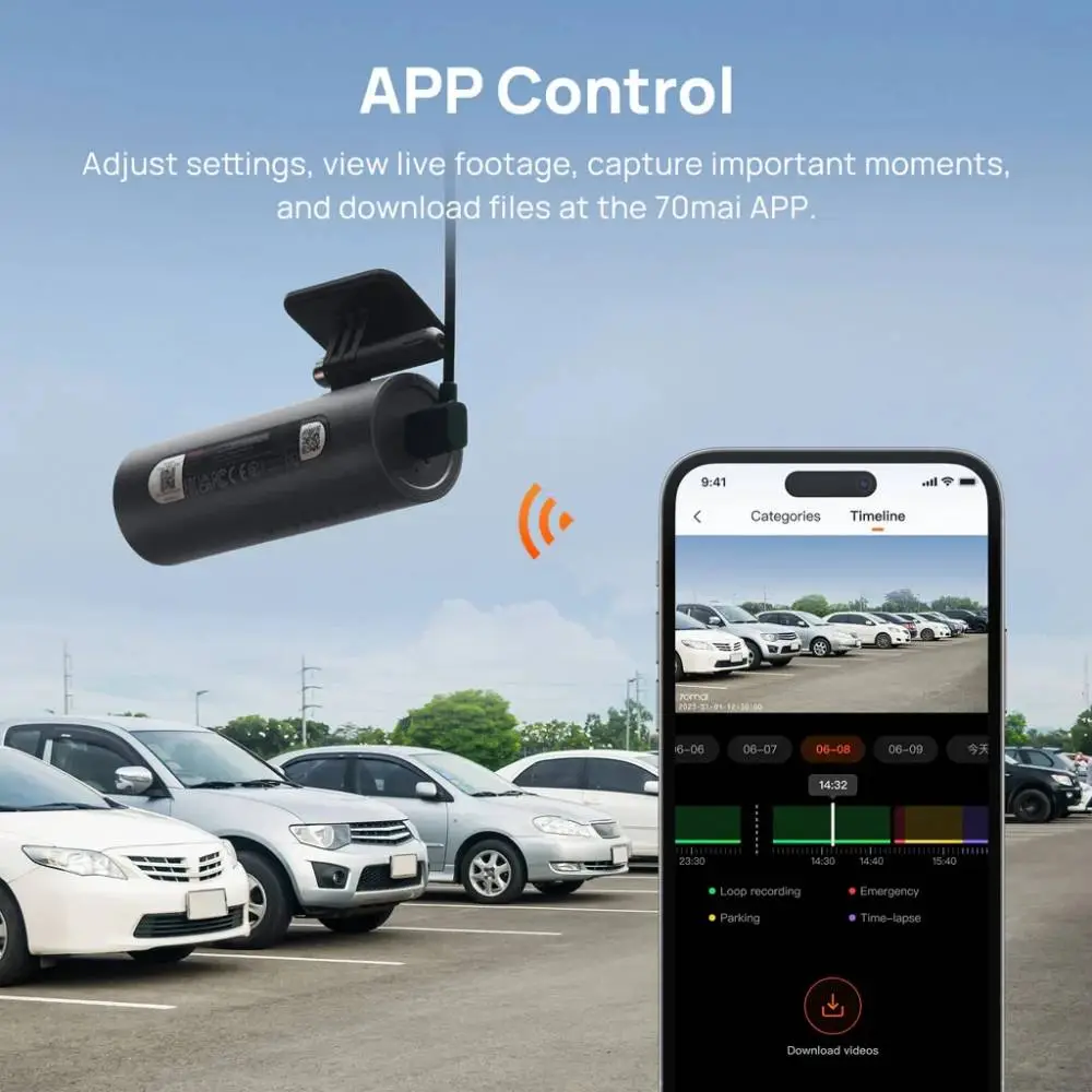 70mai Видеорегистратор Dash Cam 3 M200