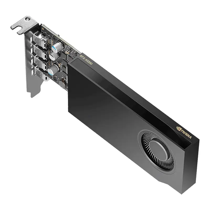 Tarjeta gráfica PNY VCNRTXA400ATX-PB, RTX A400, 4GB, PCIE 4.0 x8, miniDisplayPort 1.4 (4)