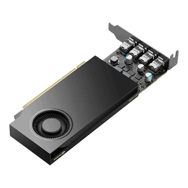 Tarjeta gráfica PNY VCNRTXA400ATX-PB, RTX A400, 4GB, PCIE 4.0 x8, miniDisplayPort 1.4 (4)