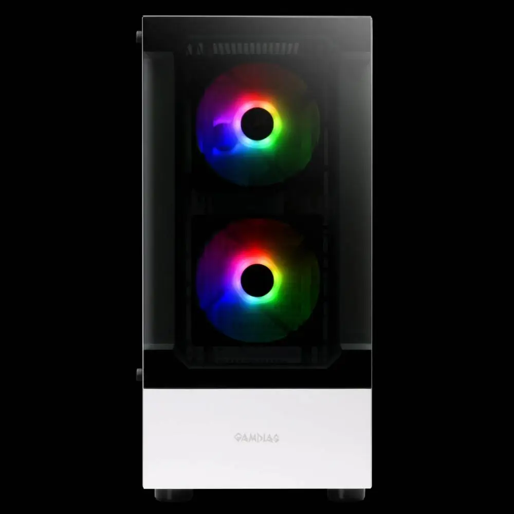 Кутия Gamdias TALOS E3 aRGB White Case ATX Tempered Glass