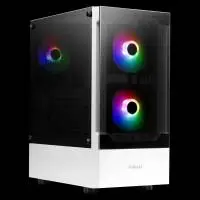 Кутия Gamdias TALOS E3 aRGB White Case ATX Tempered Glass