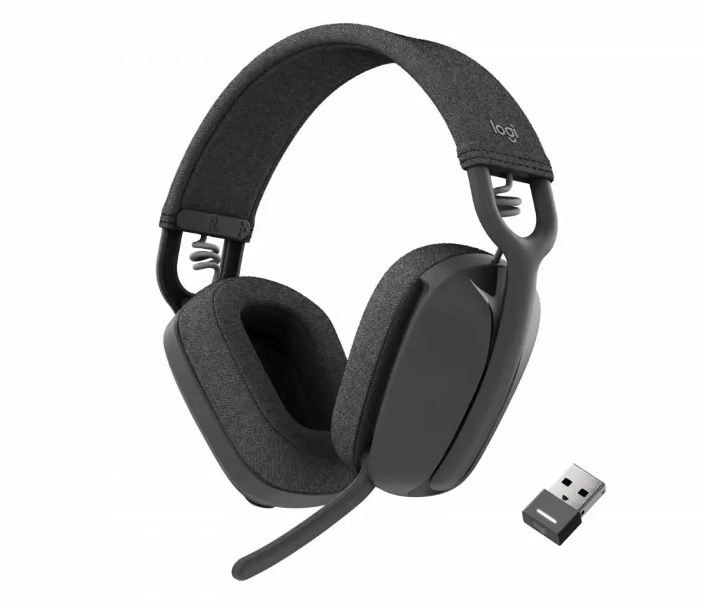 Блутут слушалки Logitech Zone Vibe 125, Микрофон, Черни