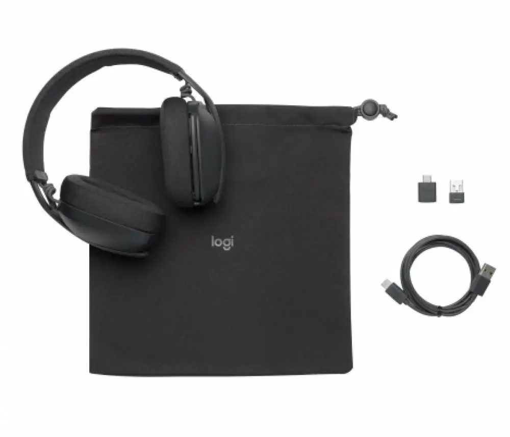 Блутут слушалки Logitech Zone Vibe 125, Микрофон, Черни