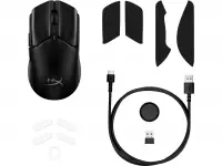 Геймърска мишка HyperX Pulsefire Haste 2 Mini, Wireless, RGB, USB, Черен