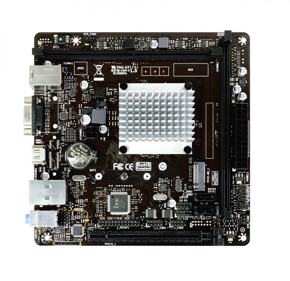 Дънна платка Biostar J4125NHU, Intel Quad-Core Processor J4125