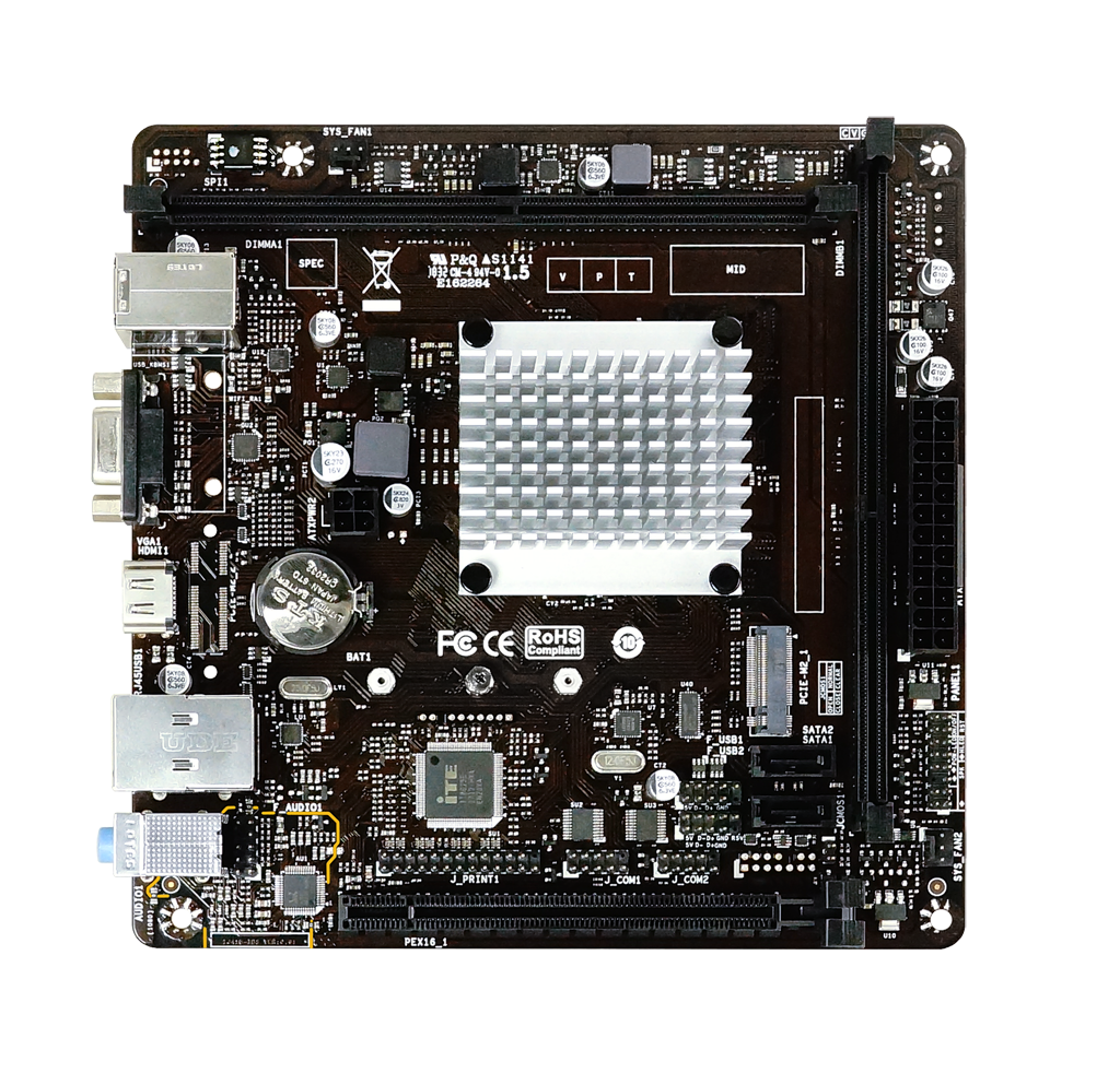 Дънна платка Biostar J4125NHU, Intel Quad-Core Processor J4125