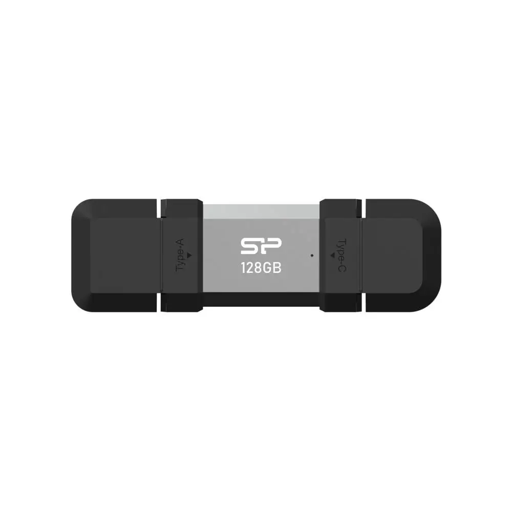 USB памет Silicon Power Mobile C51 USB 128GB Type-A и USB Type-C (USB 3.2 Gen 1) - SP128GBUC3C51V1S