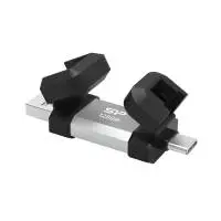 USB памет Silicon Power Mobile C51 USB 128GB Type-A и USB Type-C (USB 3.2 Gen 1) - SP128GBUC3C51V1S
