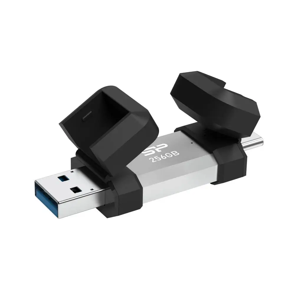 USB памет Silicon Power Mobile C51 USB 256GB Type-A и USB Type-C (USB 3.2 Gen 1) - SP256GBUC3C51V1S