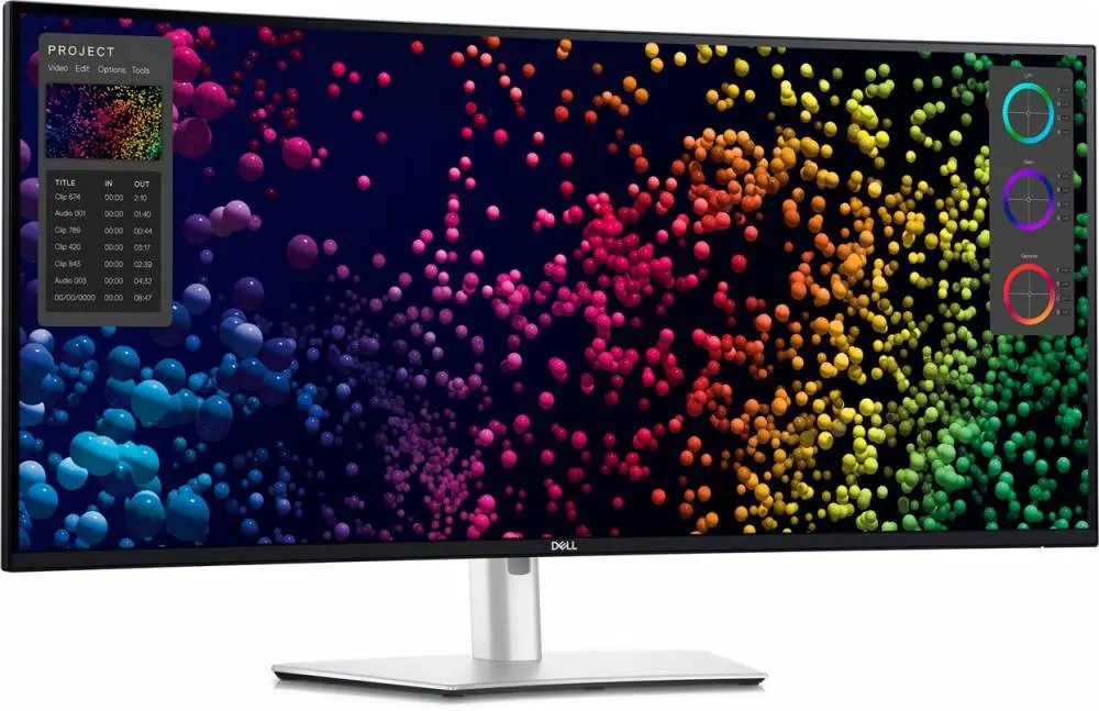 Монитор Dell UltraSharp U4025QW 40" Curved, 5120x2160, WUHD, 120Hz, IPS, 8ms/5ms, DP, HDMI, 2xThunderbolt4 (90W), 3xUSB-C, 5xUSB-A, RJ-45  