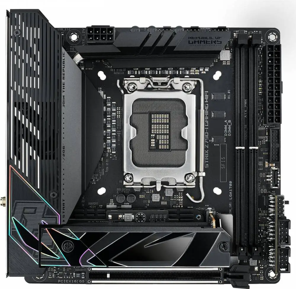 Дънна платка ASUS ROG STRIX Z790-I GAMING WIFI LGA1700 - 90MB1CM0-M0EAY0