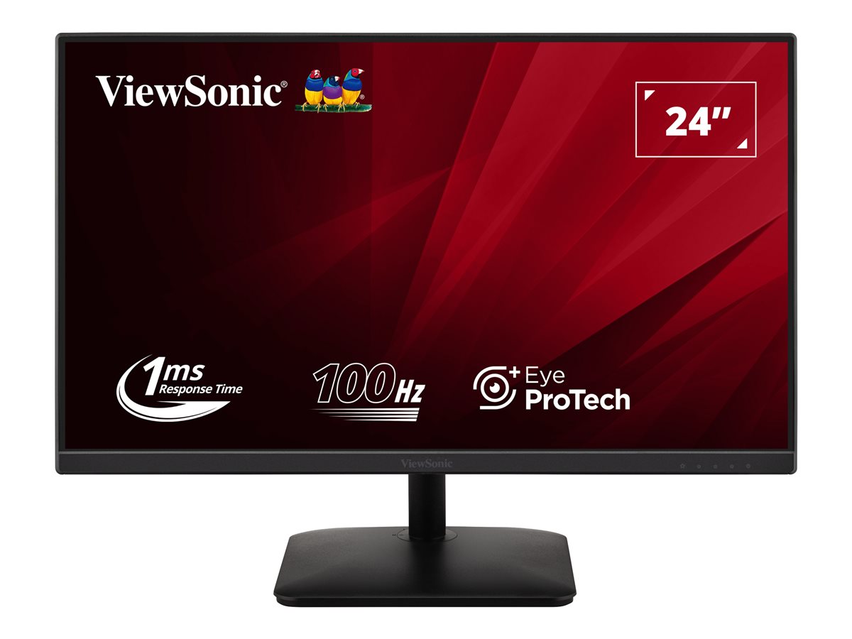 Монитор VIEWSONIC VA2408-MHDB 24", IPS, FHD 1920x1080, 100Hz, 1ms, VGA, HDMI, DP, USB, Speakers