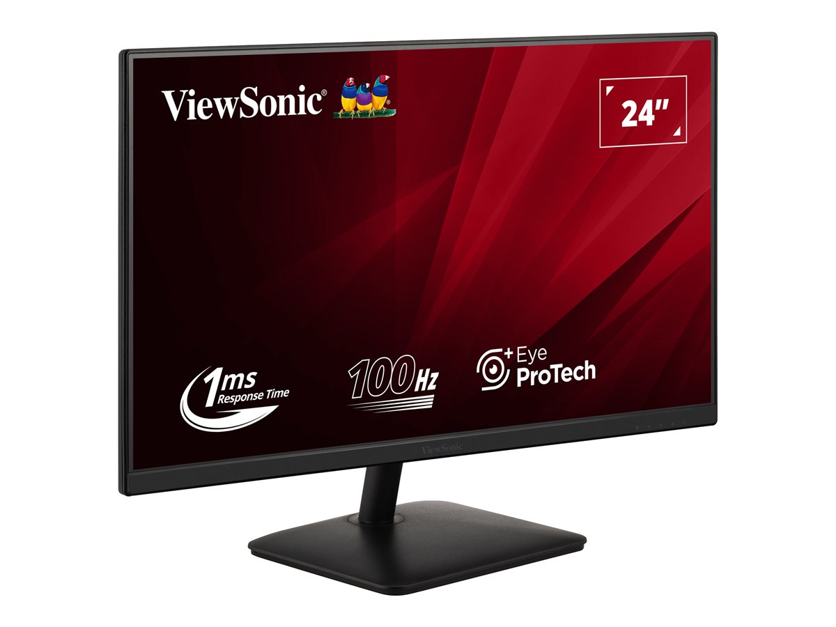 Монитор VIEWSONIC VA2408-MHDB 24", IPS, FHD 1920x1080, 100Hz, 1ms, VGA, HDMI, DP, USB, Speakers
