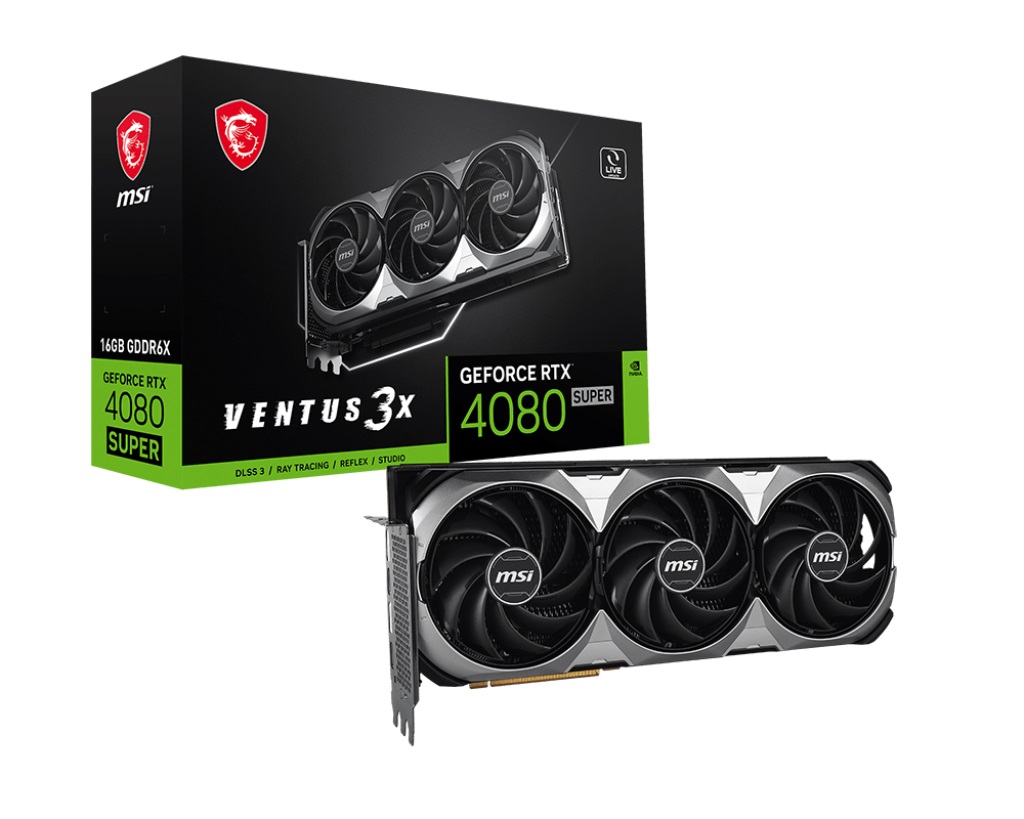 Видео карта MSI GeForce RTX 4080 SUPER 16G VENTUS 3X