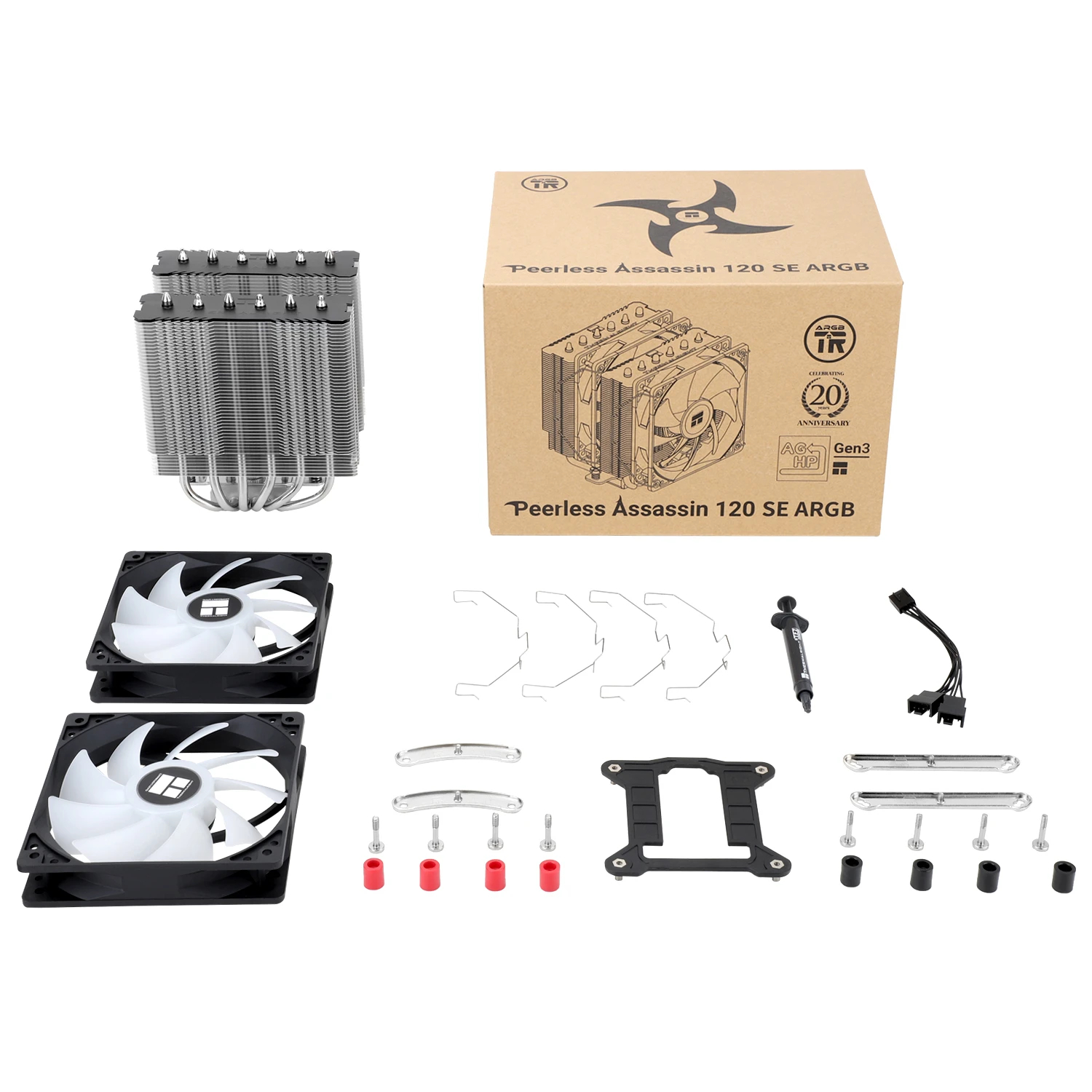 Refroidisseur de processeur Thermalright Peerless Assassin 120 SE ARGB Dual-Tower