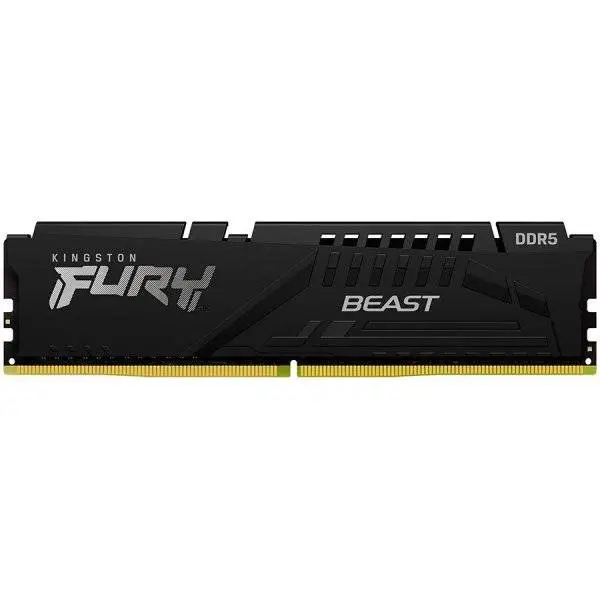 Памет Kingston Fury Beast Black 32GB (1x32GB) DDR5 5200MHz CL36 EXPO - KF552C36BBE-32 