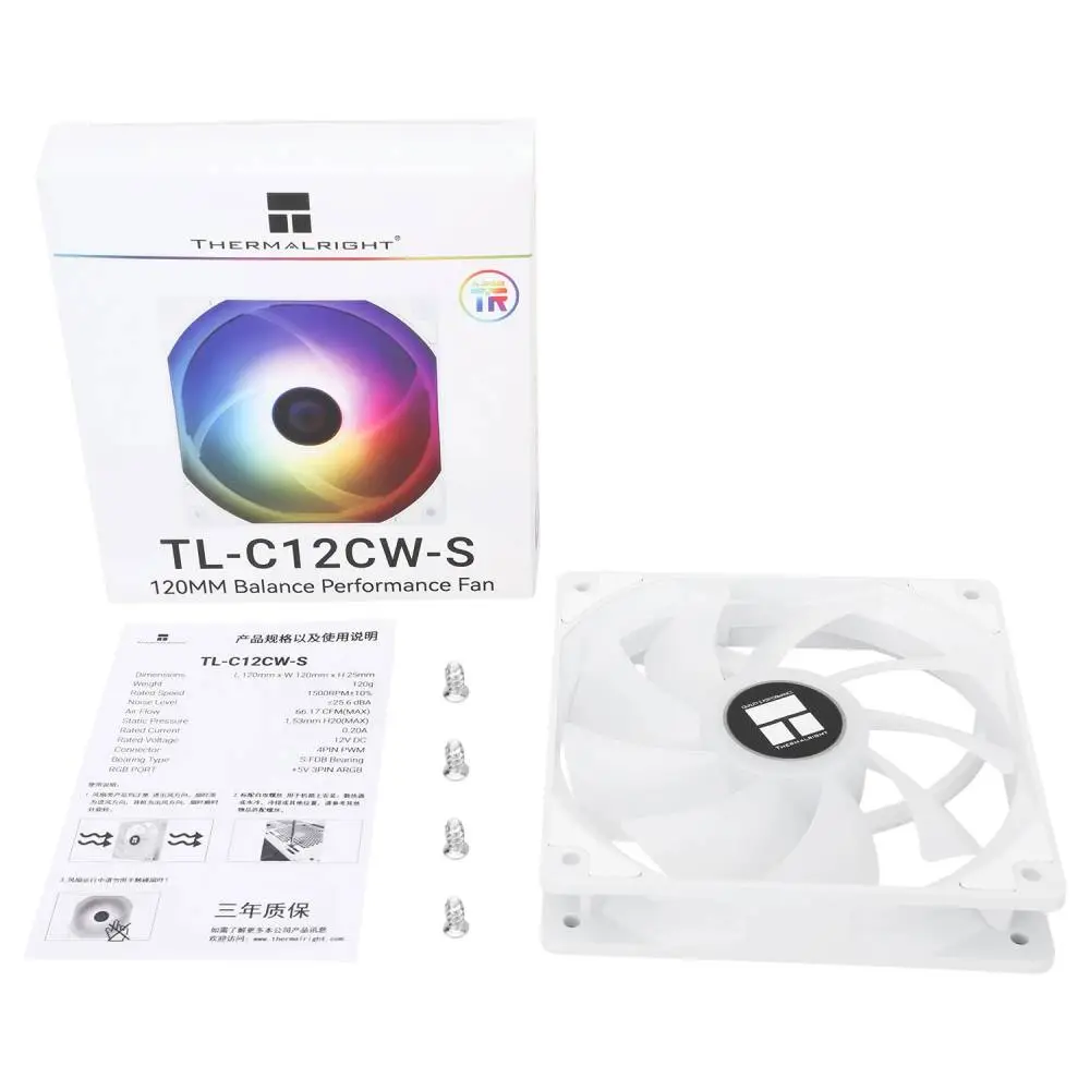 Ανεμιστήρας Thermalright TL-C12CW-S Fan 120mm aRGB