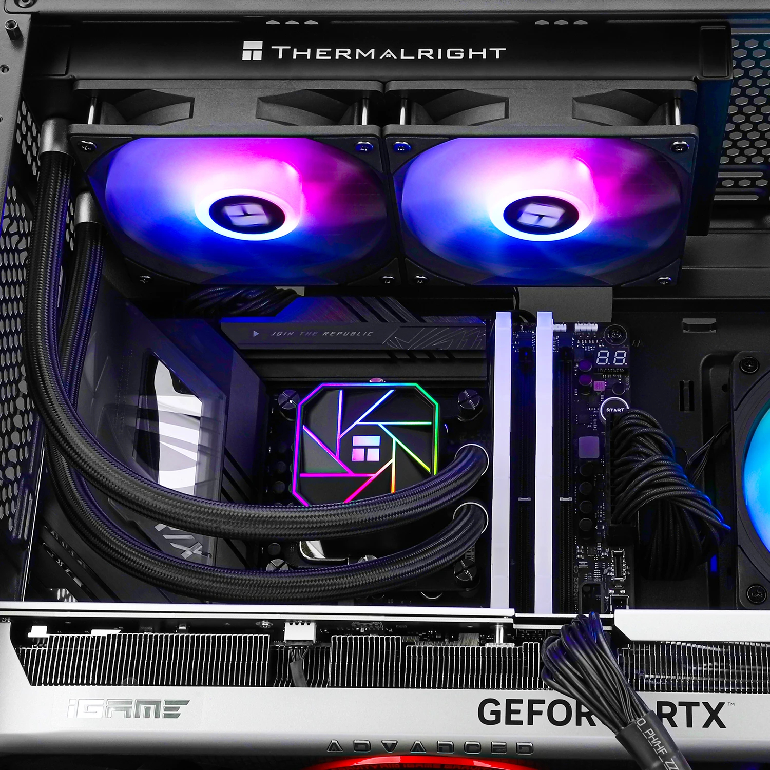 Водно охлаждане за процесор Thermalright Aqua Elite 240 Black A-RGB V3 Water Cooling
