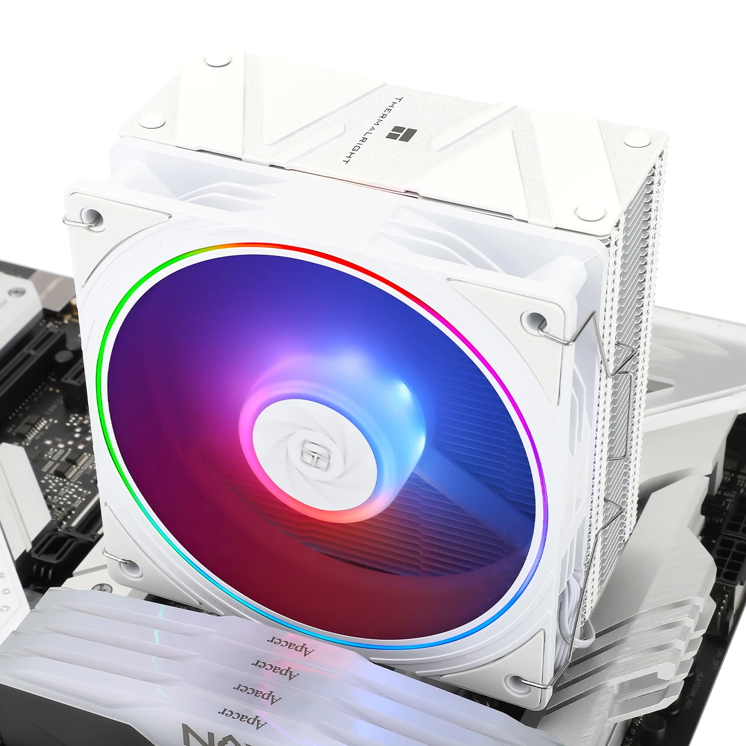 Охладител за процесор Thermalright Assassin Spirit 120 EVO White ARGB CPU Cooler