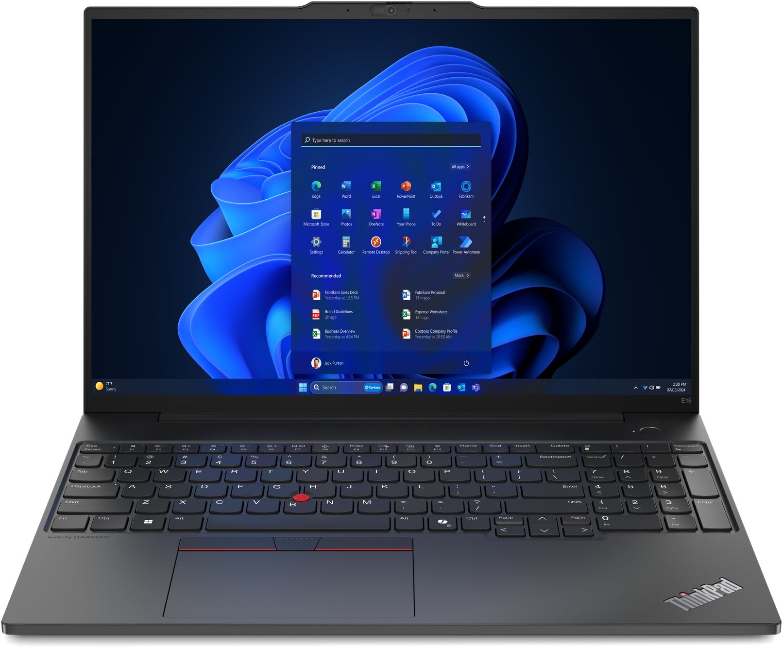 Лаптоп Lenovo ThinkPad E16 G2 - 21M5001WBM