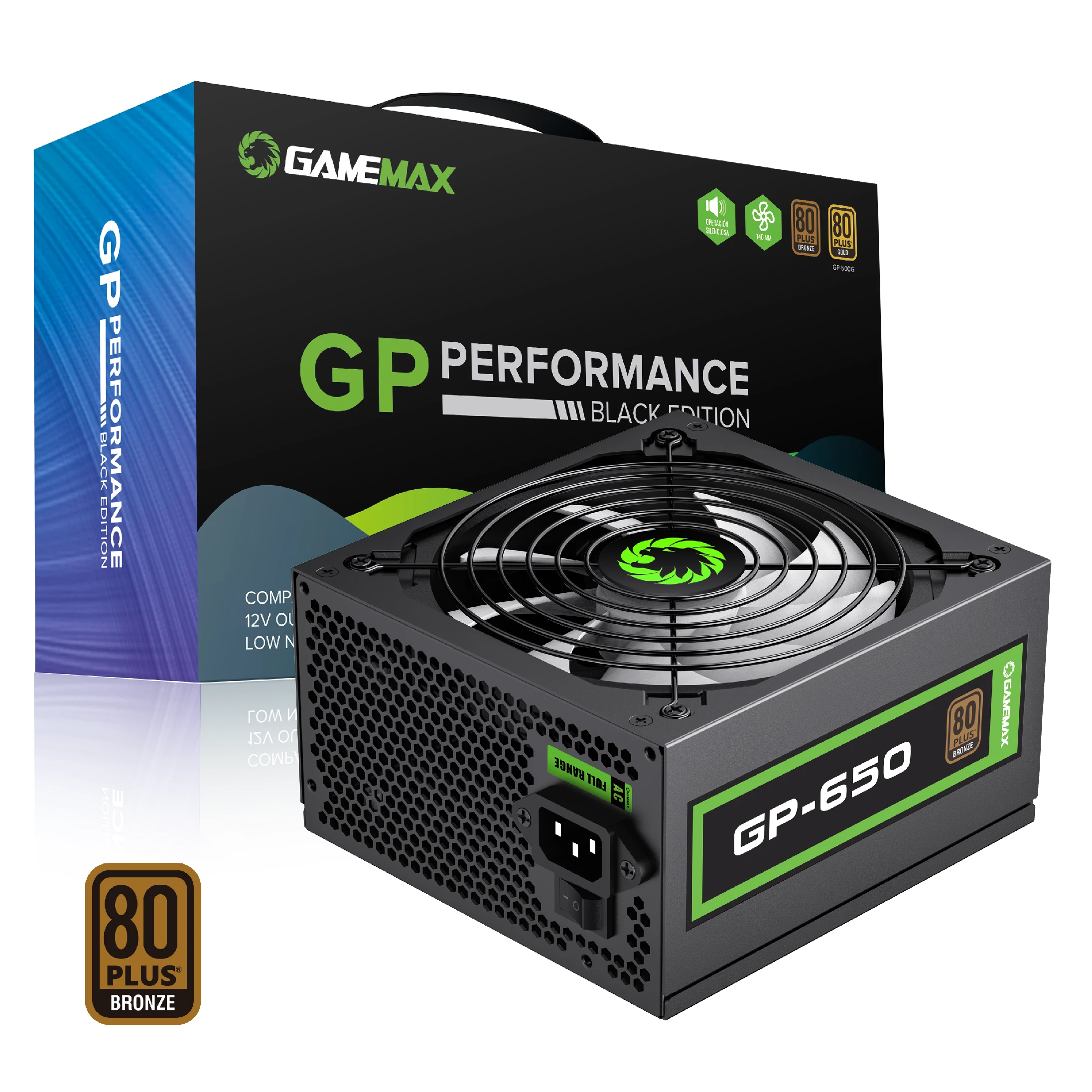 Захранване Gamemax GP-650 PSU 650W 80 Plus Bronze