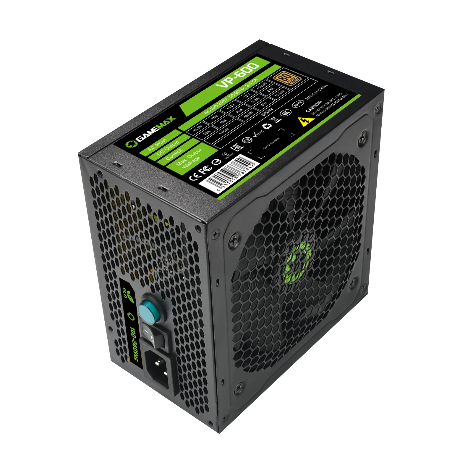 Захранване Gamemax VP-600 PSU 600W 80 Plus Bronze