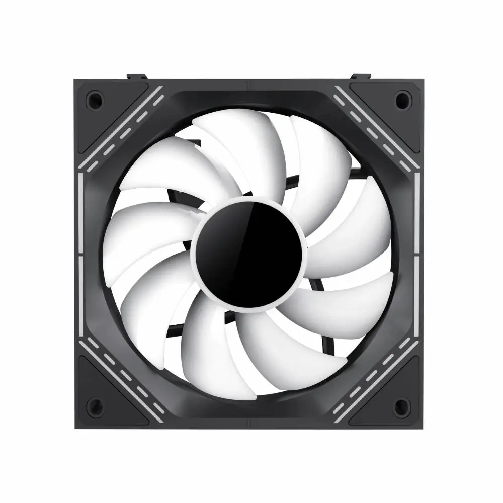 Комплект вентилатори Gamemax FN12A-S3I Black Fan Pack 3-in-1 3x120mm Daisy-Chain ARGB