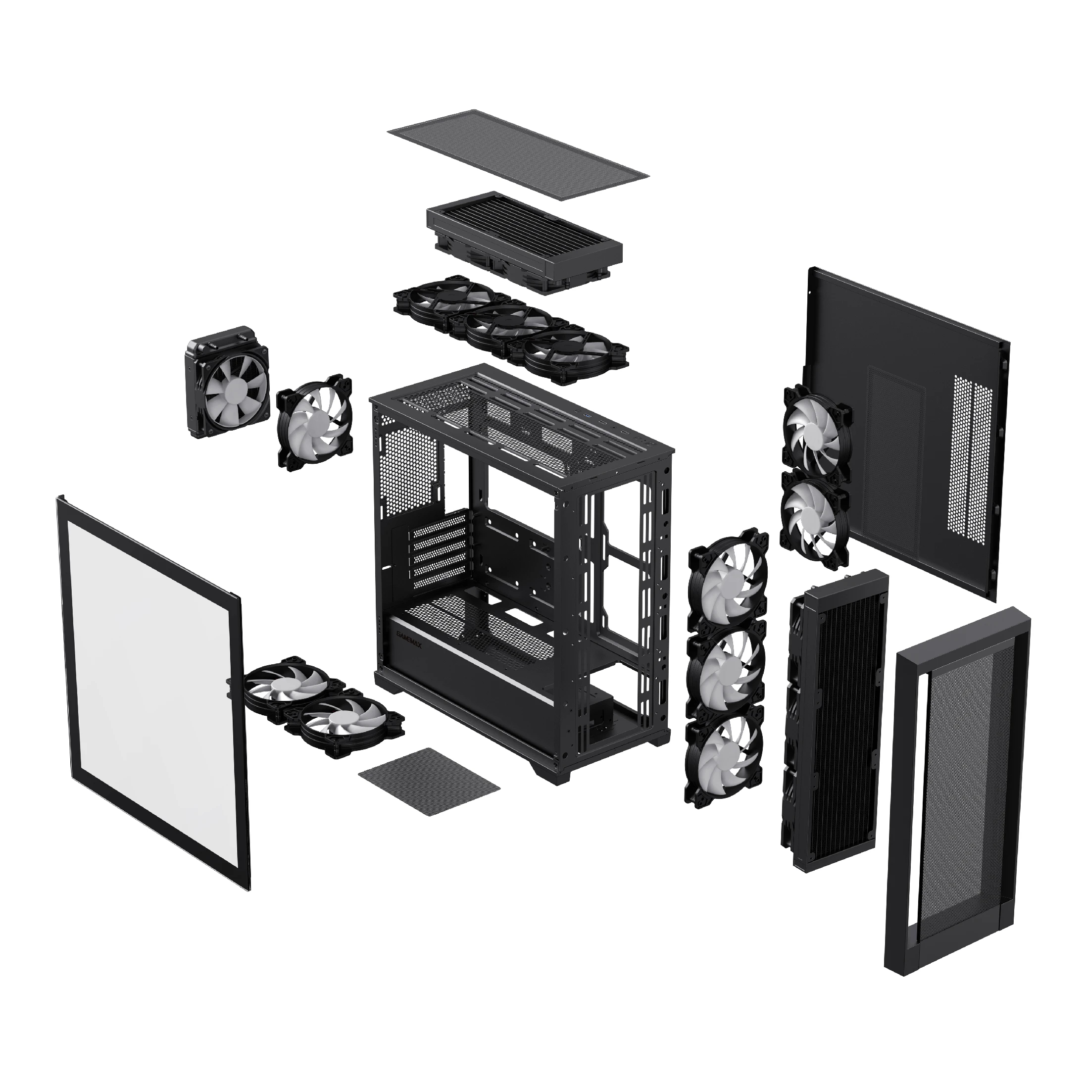 Кутия Gamemax DEFENDER MB ARGB mATX
