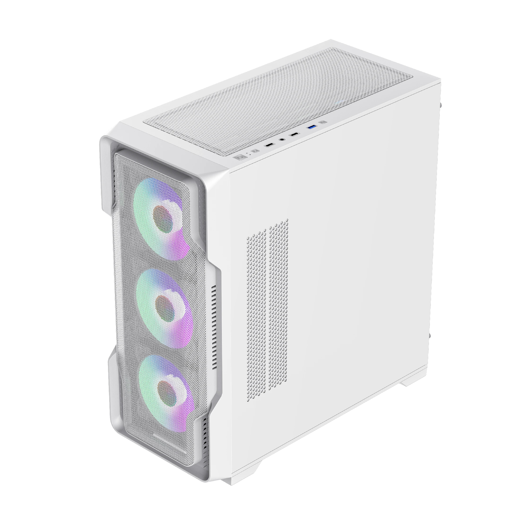 Кутия Gamemax SIEGE White Case EATX ARGB