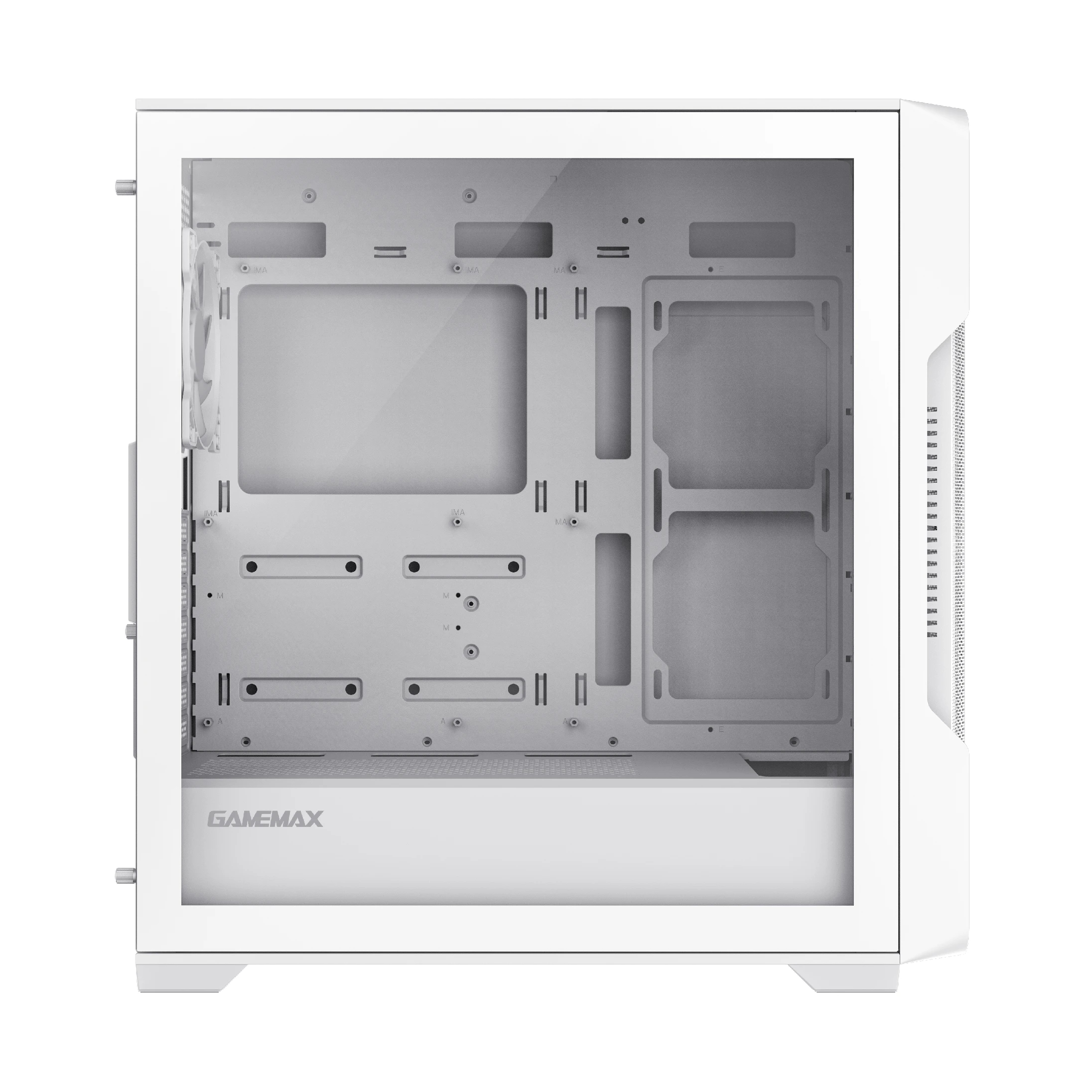 Кутия Gamemax SIEGE White Case EATX ARGB
