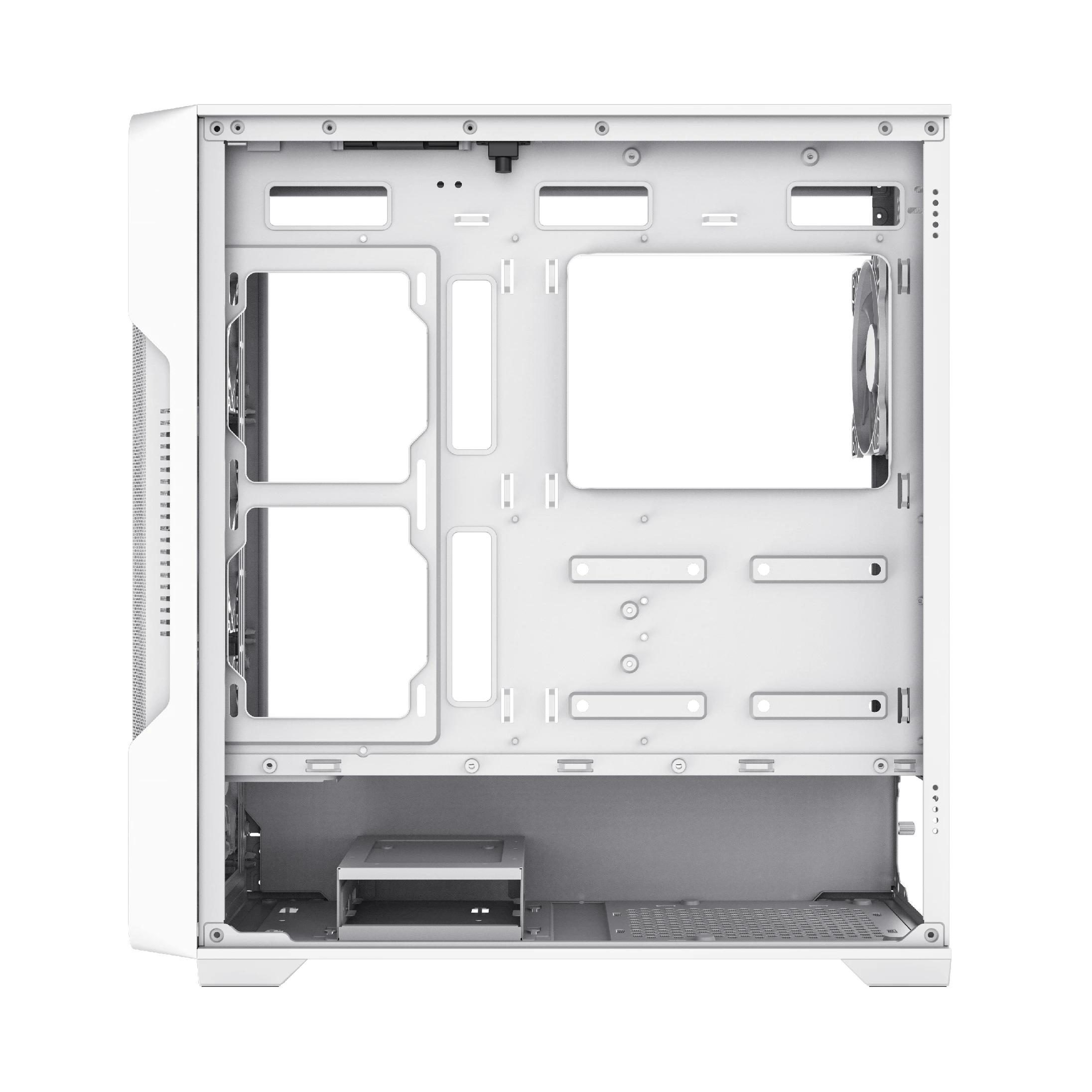 Кутия Gamemax SIEGE White Case EATX ARGB