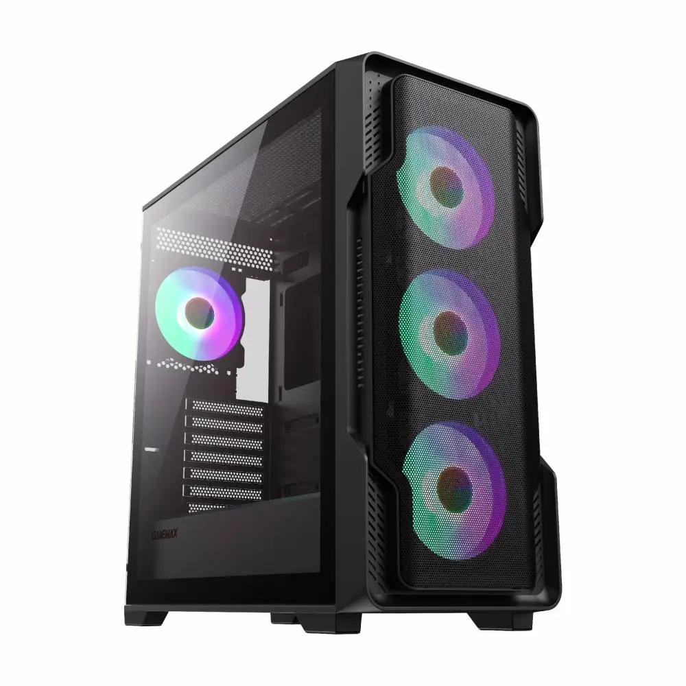 Кутия Gamemax SIEGE Black Case EATX ARGB