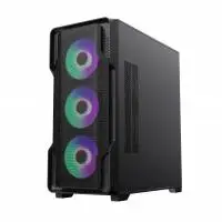 Кутия Gamemax SIEGE Black Case EATX ARGB