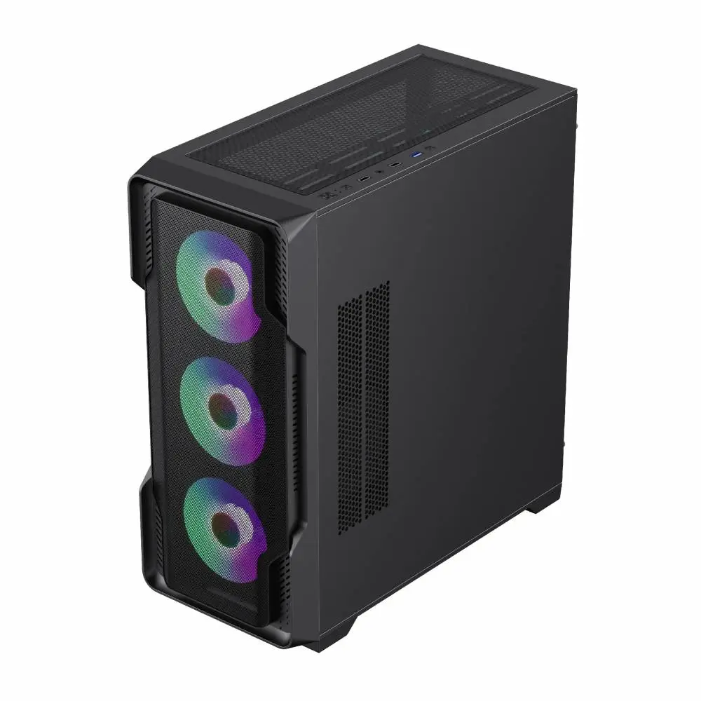 Кутия Gamemax SIEGE Black Case EATX ARGB